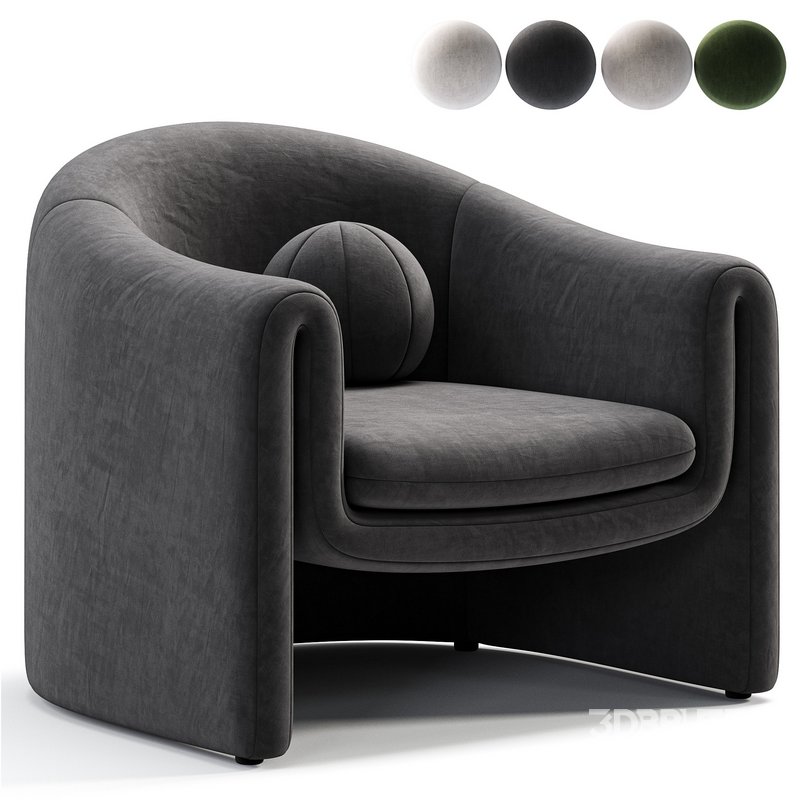 Pollman Upholstered Barrel Chair By Wayfair Image 1