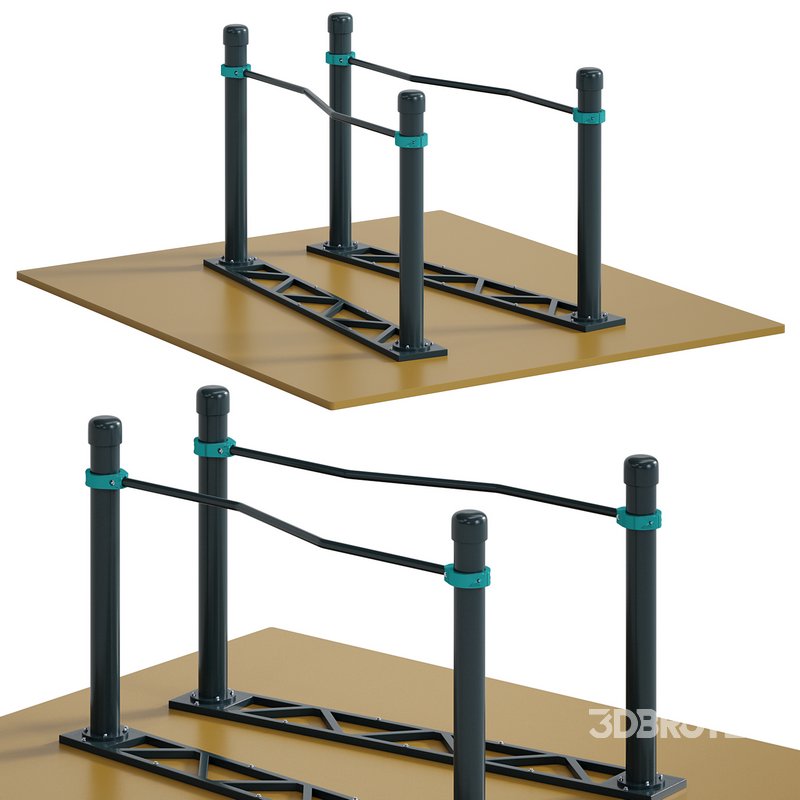 Curved horizontal bars by Kenguru Image 2