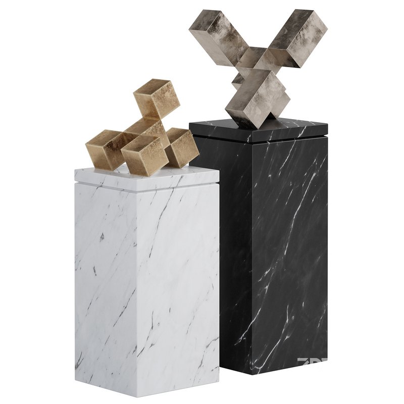 Interior Sculptures Gold and Bronze by Stephan Siebers Image 1