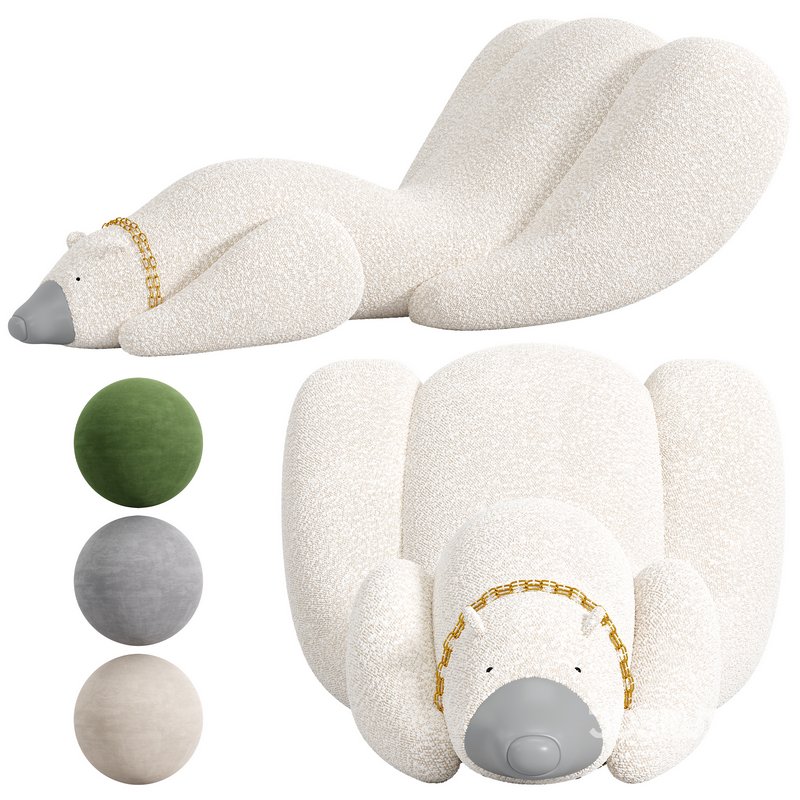 Large Armchair Sofa Bear by Art Berloga Image 1