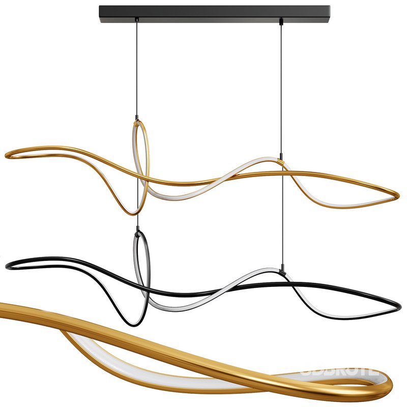 Eskild Long Chendelier By Lampatron Image 1