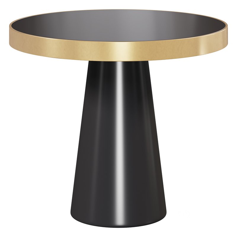 BLACK AND GOLD SIDE TABLE By Opulentdecorsa Image 1