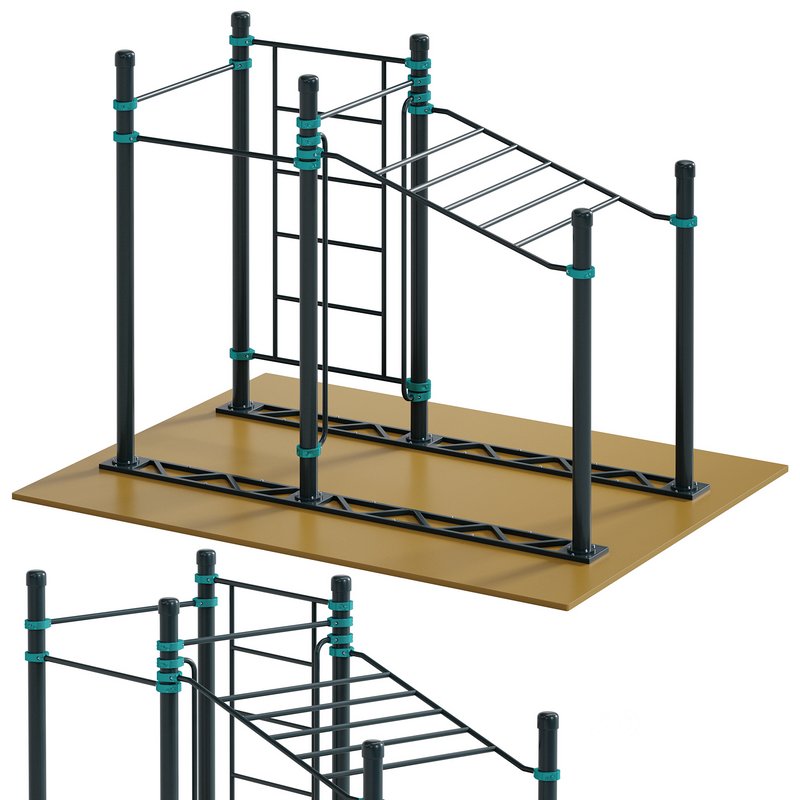 Lifting handrail wall bars 3 horizontal bars and vertical handrails for wheelchair users by Kenguru Image 2