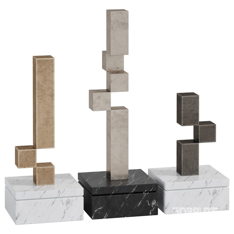 Interior Sculptures Gold and Bronze by Stephan Siebers Image 1