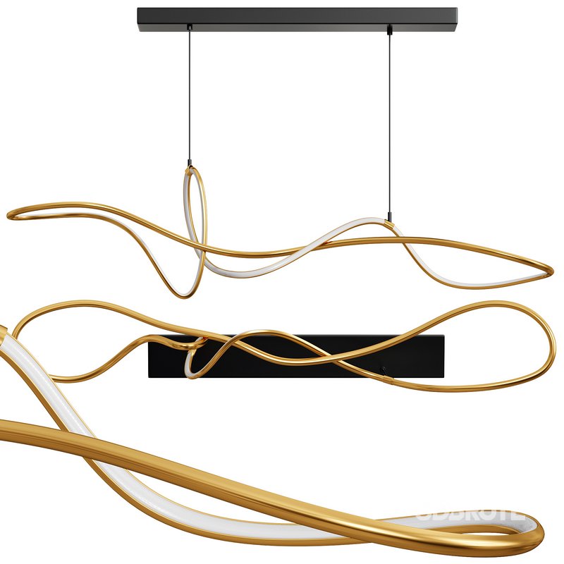 Eskild Long Chendelier By Lampatron Image 2