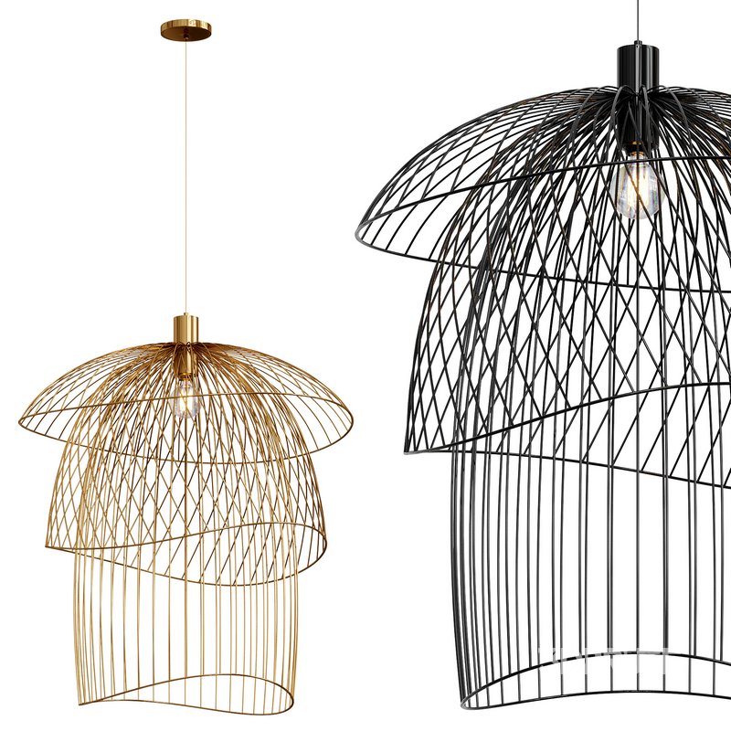 Forestier Papillon Chandelier by Luminaire Image 2
