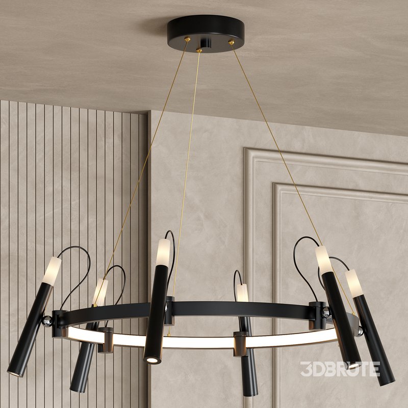 BECKY LED 6 Chandelier by Lampatron Image 3