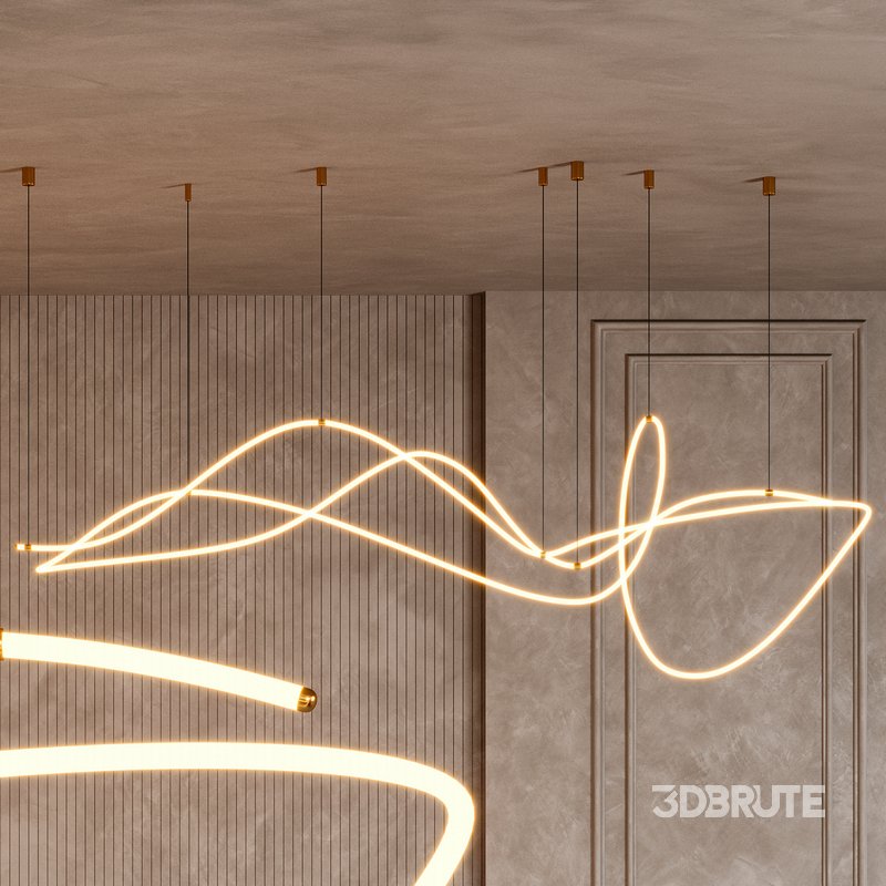 Minimalist Luxe Chandelier By Mos Lustry Image 2