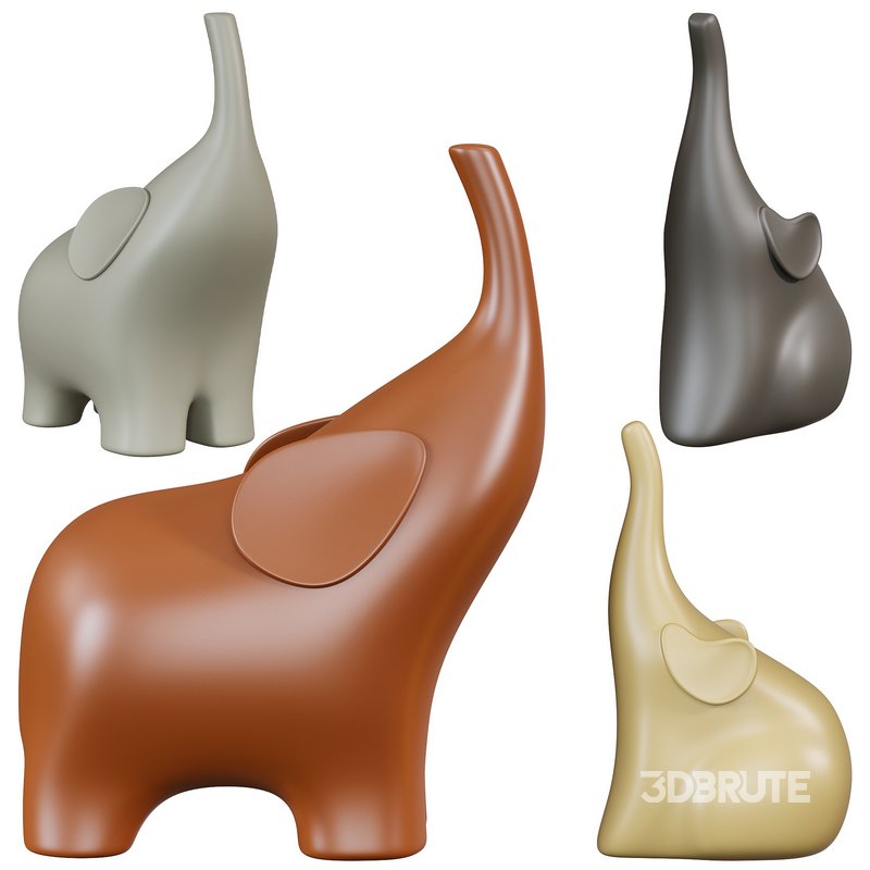 KAPITAS Elephants Sculptures by Aliexpress Image 2