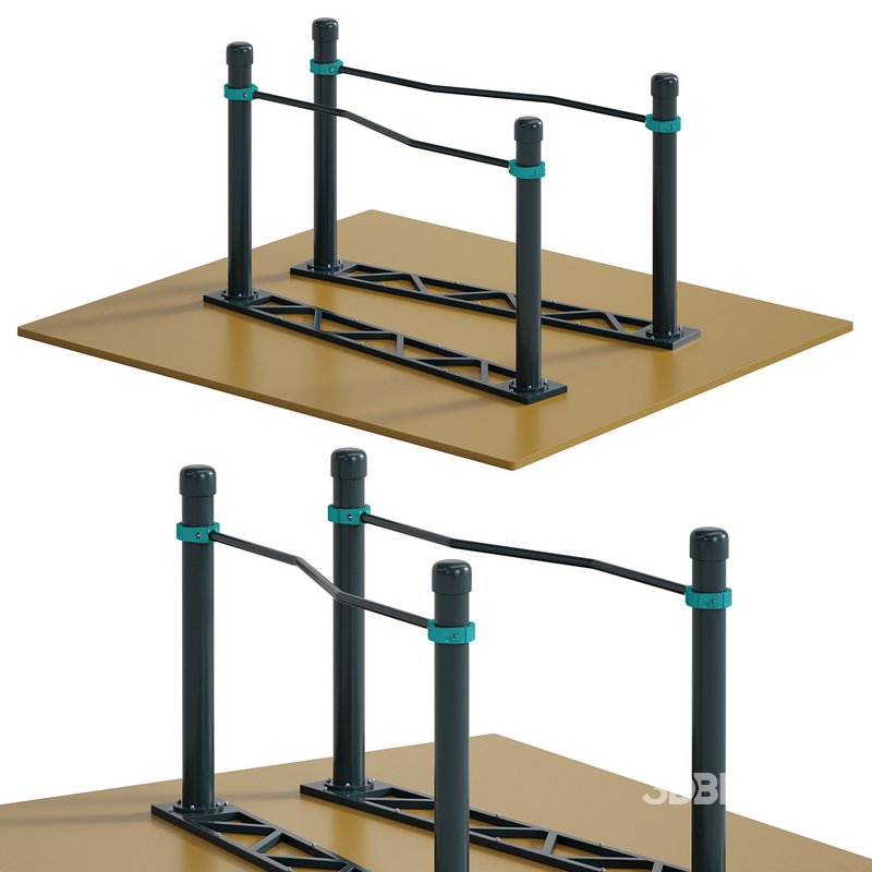 Curved horizontal bars by Kenguru Image 1