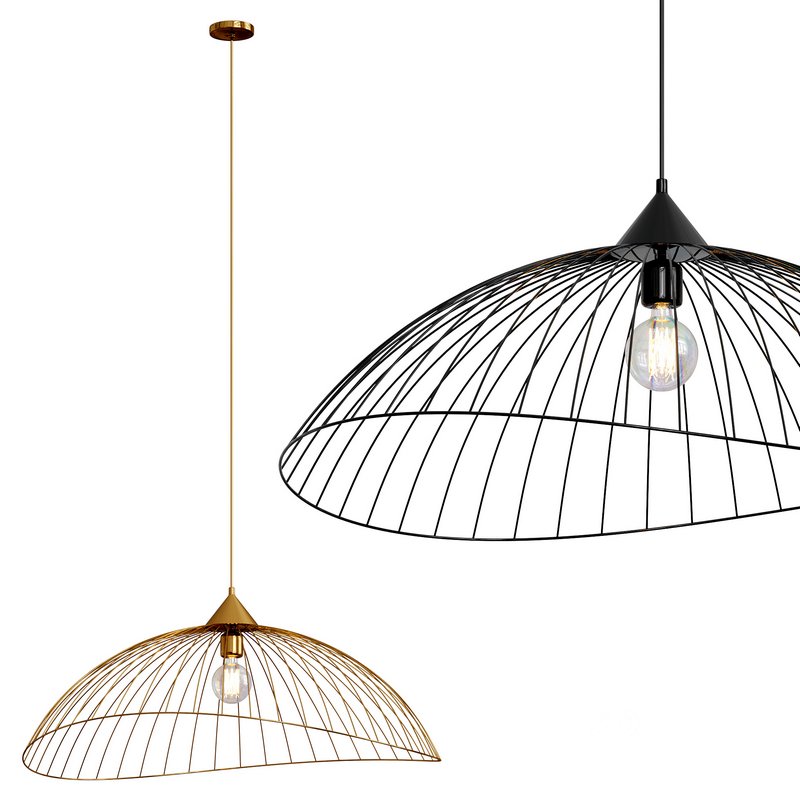 Onza Easy Fit Pendant Black Twin Pack Chandelier by Ideas4lighting Image 2