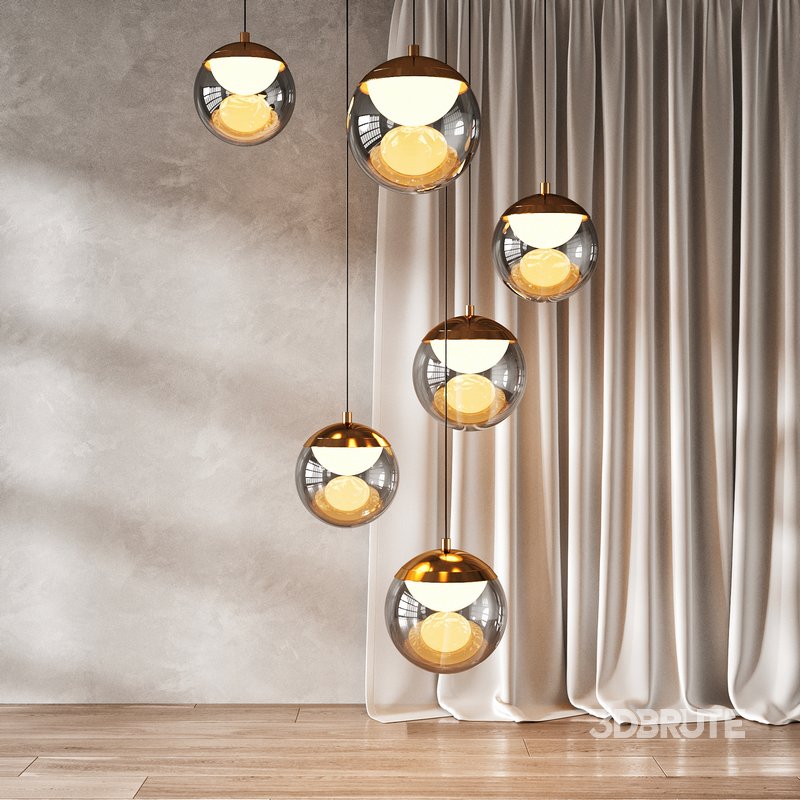 MAYER Chandelier Set By Lampatron Image 3