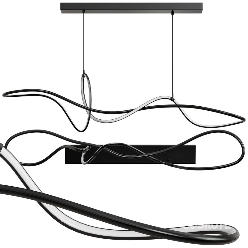 Eskild Long Chendelier By Lampatron Image 3