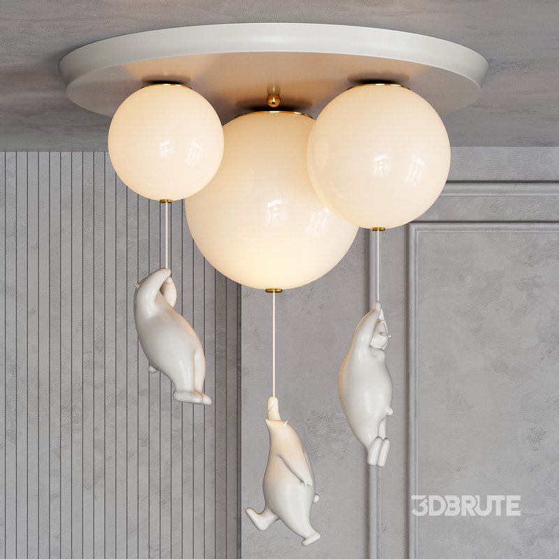 WASTY TRIO Chandelier by Lampatron Image 3