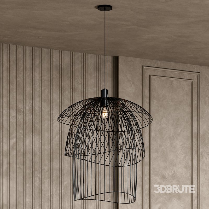 Forestier Papillon Chandelier by Luminaire Image 3
