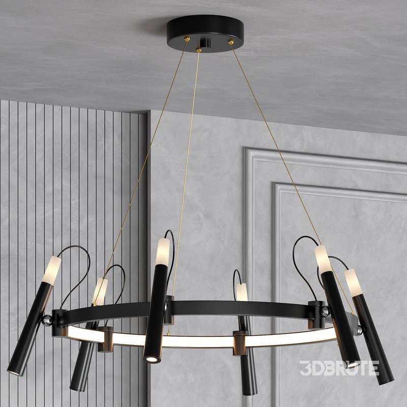 BECKY LED 6 Chandelier by Lampatron Image 4