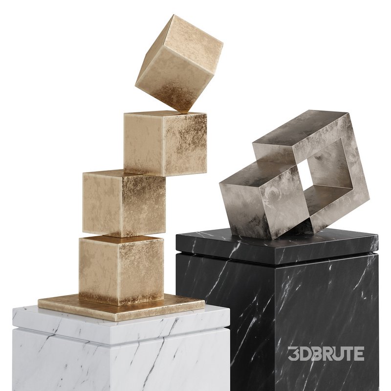 Interior Sculptures Gold and Bronze by Stephan Siebers Image 3