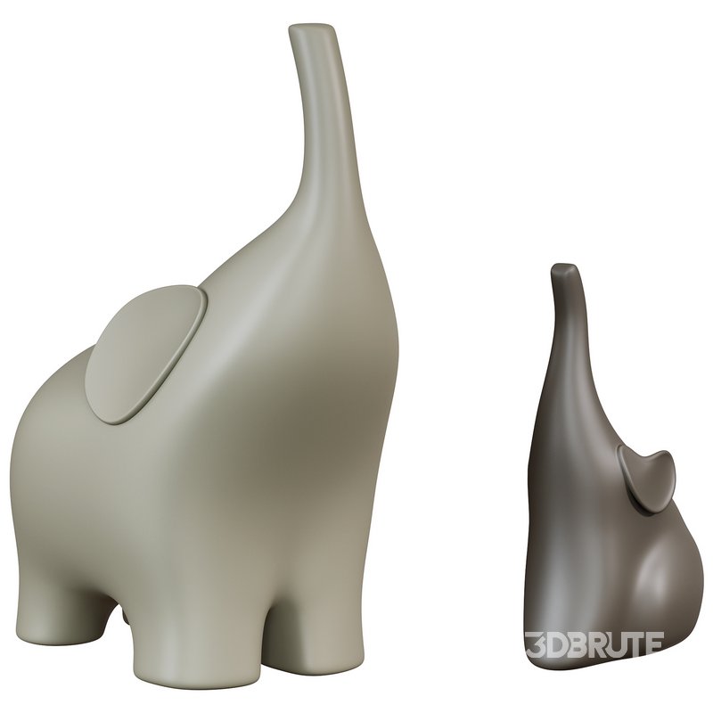 KAPITAS Elephants Sculptures by Aliexpress Image 4