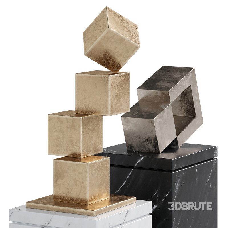 Interior Sculptures Gold and Bronze by Stephan Siebers Image 4