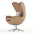 Armchair Arne Jacobsen Style Egg Chair - Thumbnail 3