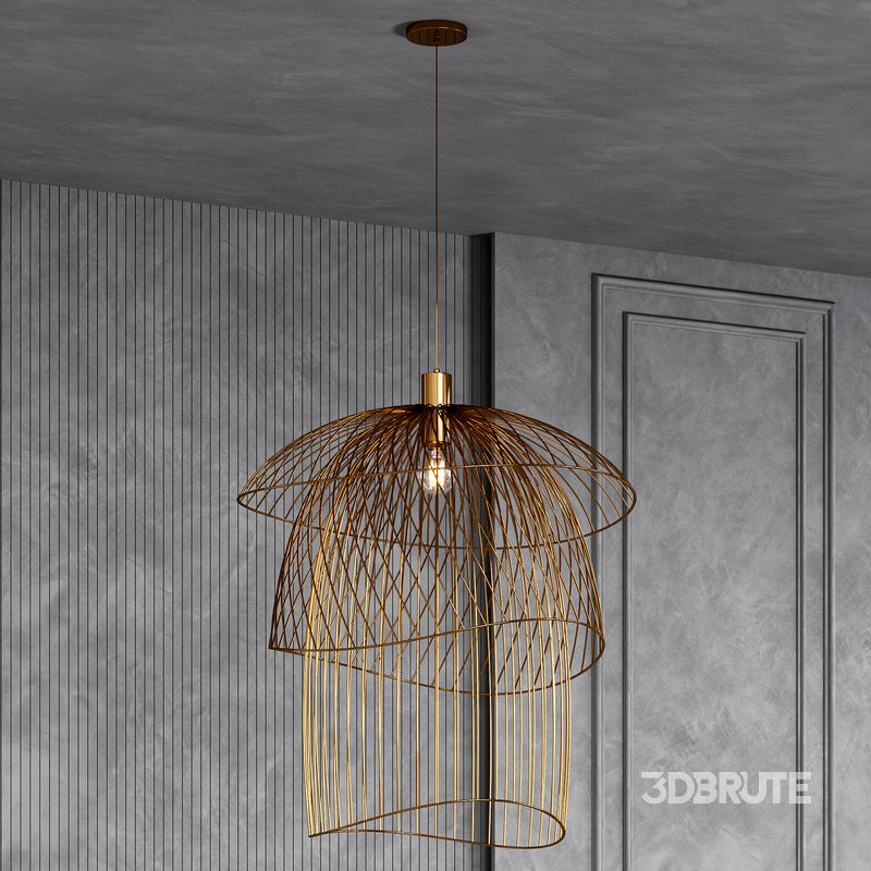 Forestier Papillon Chandelier by Luminaire Image 5