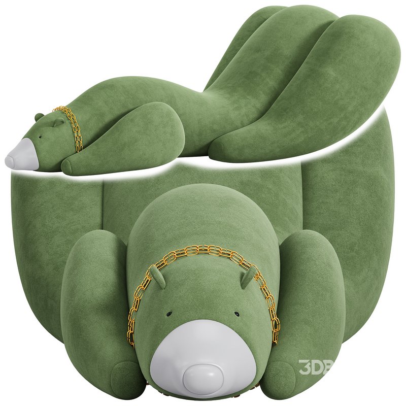Large Armchair Sofa Bear by Art Berloga Image 4
