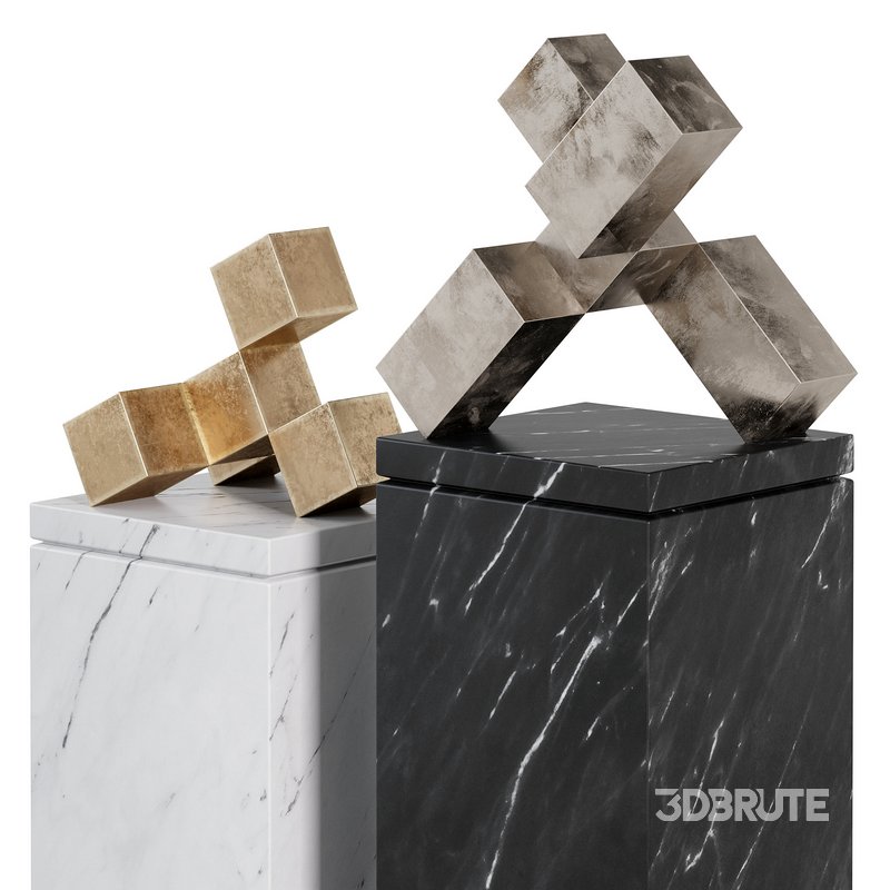 Interior Sculptures Gold and Bronze by Stephan Siebers Image 5