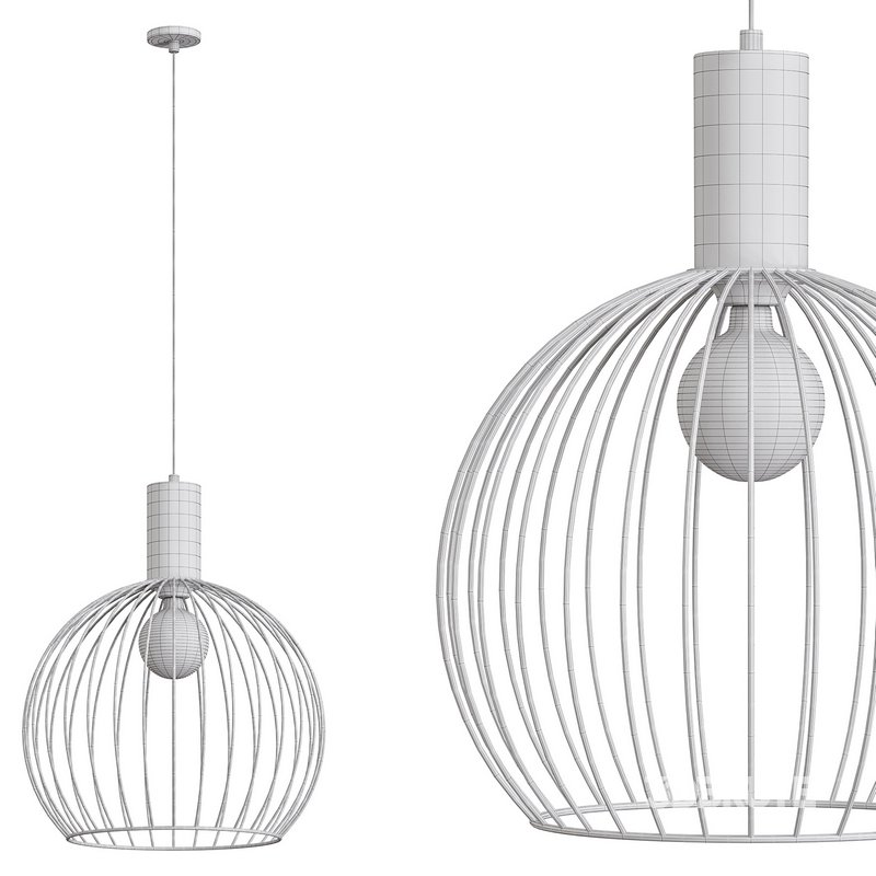 STEEL ROD GLOBE PENDANT by Lightingstyles Image 5