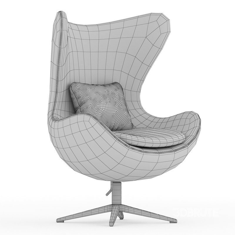 Armchair Arne Jacobsen Style Egg Chair Image 5