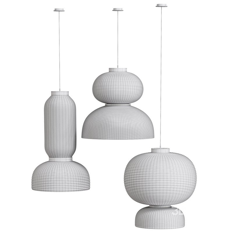 Japandi Lantern Shaped Pendant Light By Japandistore Image 6