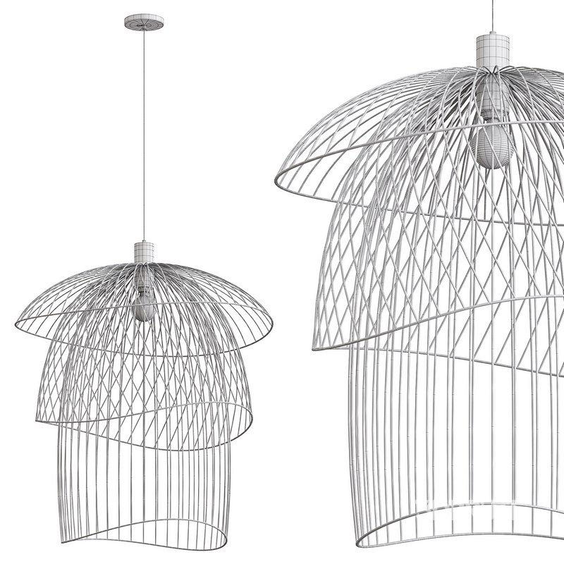Forestier Papillon Chandelier by Luminaire Image 7