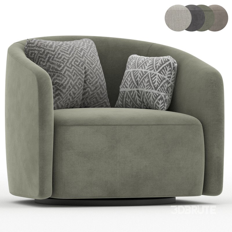 Mila swivel armchair Image 1