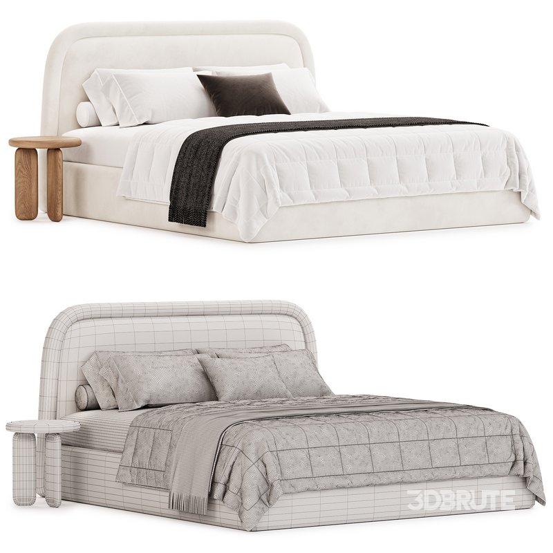 Camilla Low Profile Bed Image 3