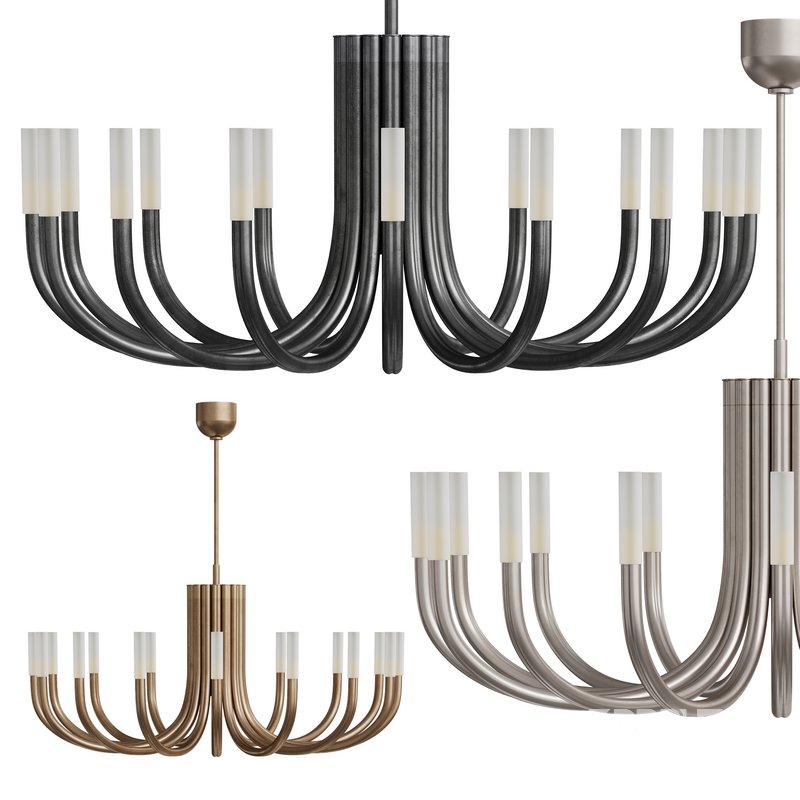 Rousseau Large Oval Chandelier Image 1