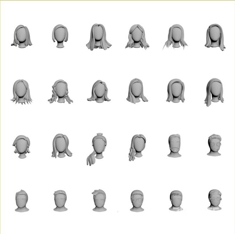 Base Haircuts All Style (Pack of 24) Image 8