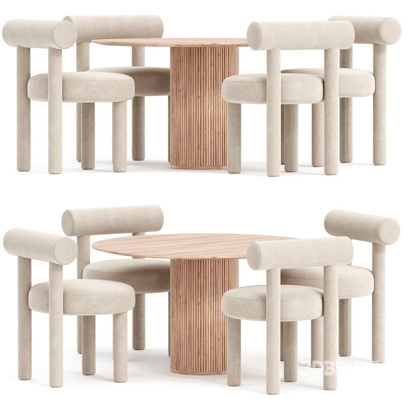 chair gropius and Asplund Palais Royal table Image 1