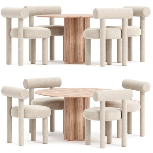 chair gropius and Asplund Palais Royal table