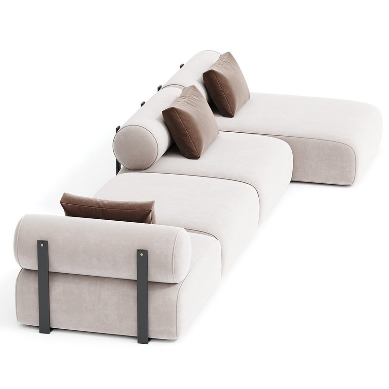 Contemporary Modular System Black Steel Image 2