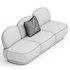 Eichholtz Boucle Cream 3 Seater Sofa - Thumbnail 3