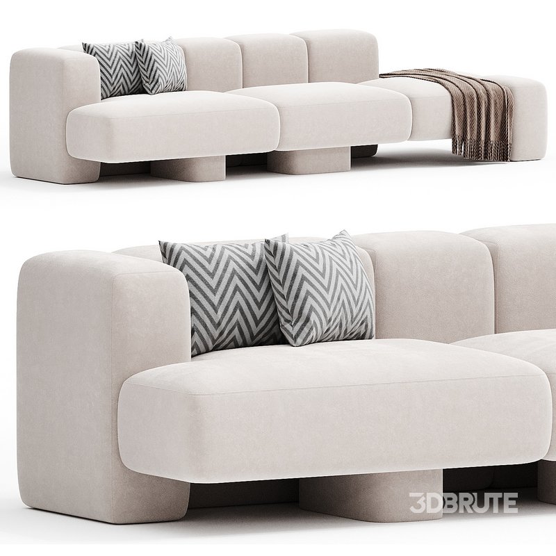 CUSCO 3 seater sofa By Carpanese Image 1
