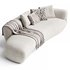 CONFIDENT Curved sofa By Vibieffe - Thumbnail 2