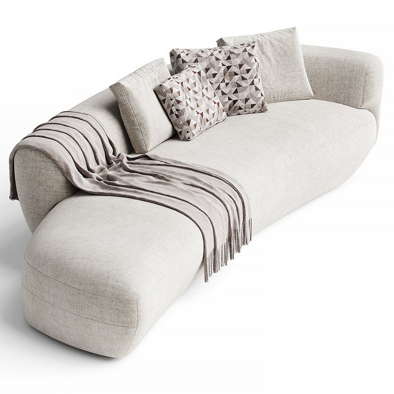CONFIDENT Curved sofa By Vibieffe Image 2