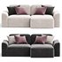 Corner sofa Space 1 Soft Gray - Thumbnail 2