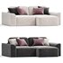 Corner sofa Space 1 Soft Gray - Thumbnail 1