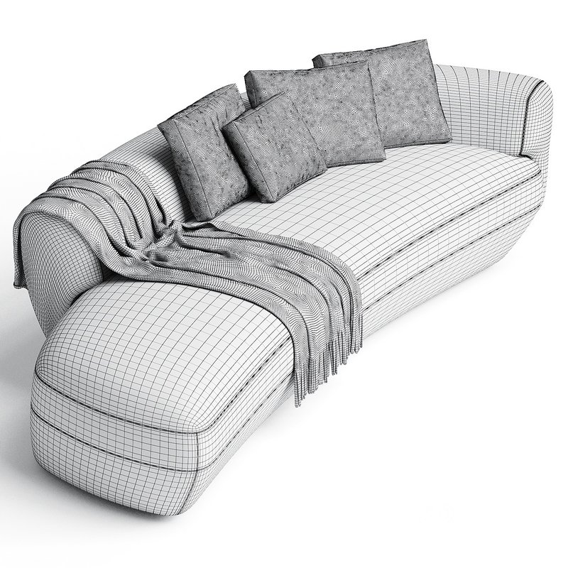CONFIDENT Curved sofa By Vibieffe Image 3