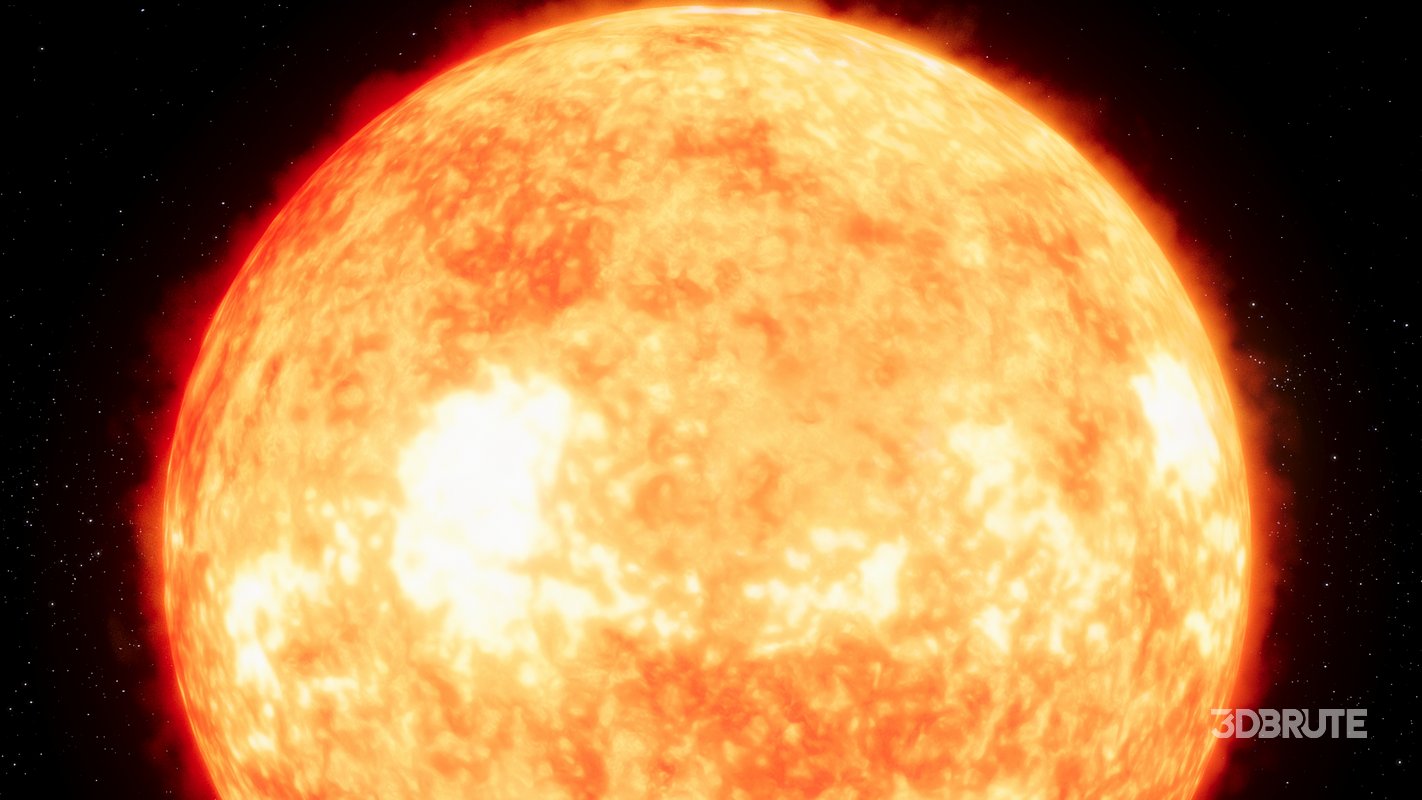 Sun 3d model Image 5