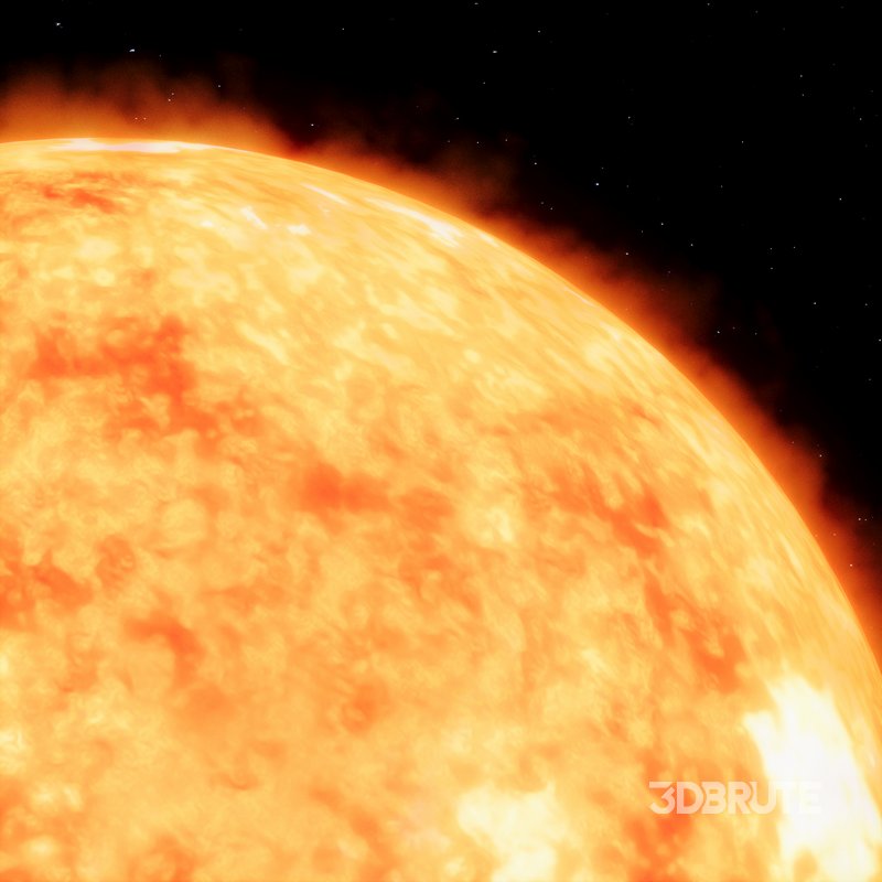 Sun 3d model Image 6