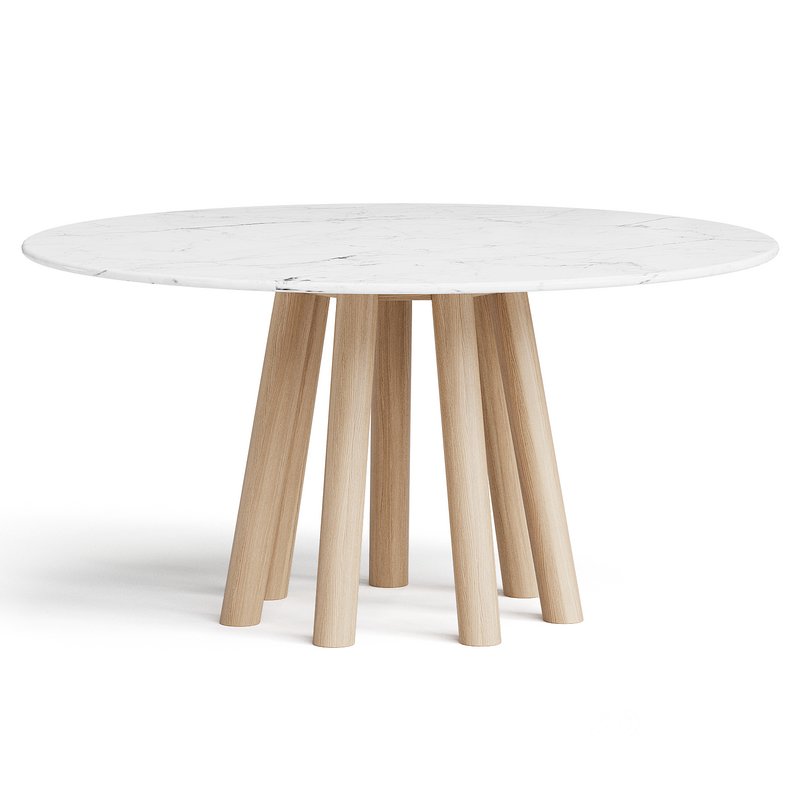 Contemporary Round Dining Table Image 2