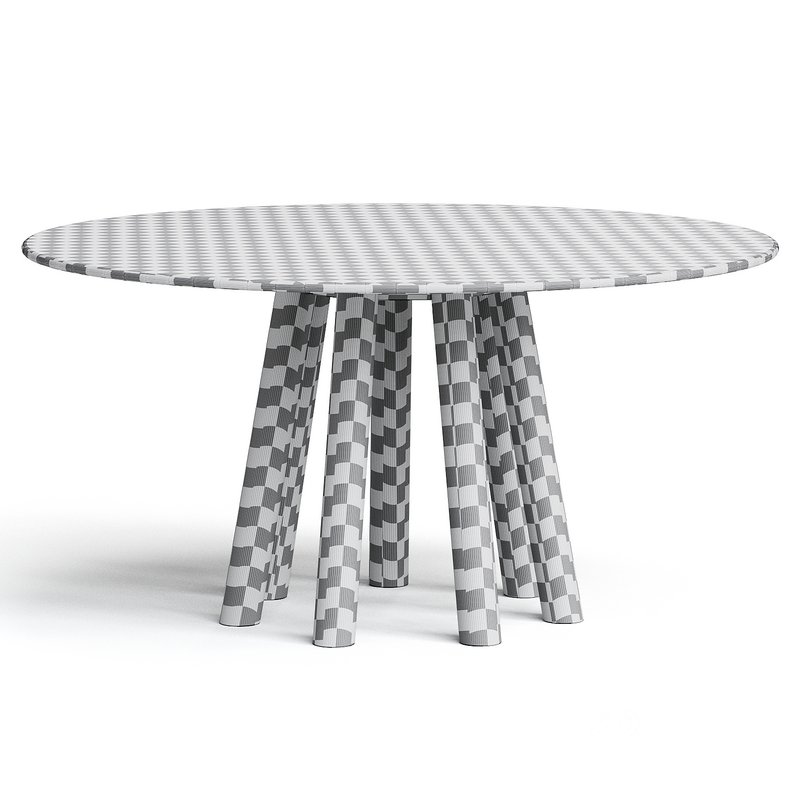 Contemporary Round Dining Table Image 3