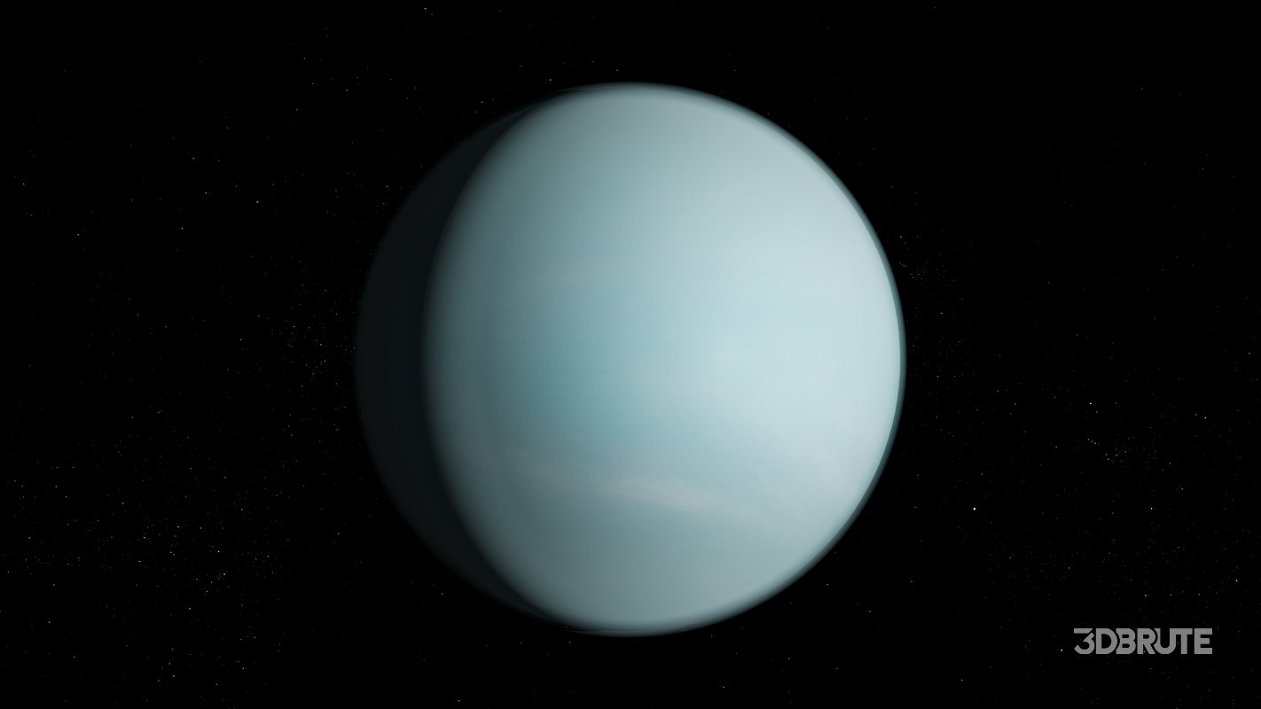 Uranus 3d model Image 1
